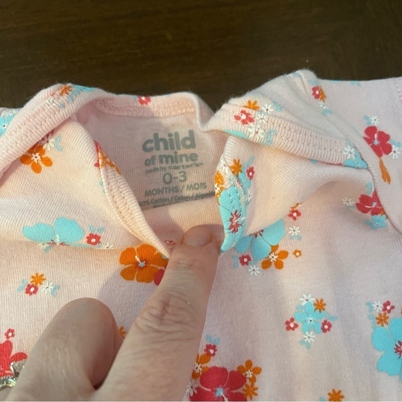 Carter’s: Child of Mine | (2) summer short sleeve onesies | 0-3 month - Picture 6 of 6